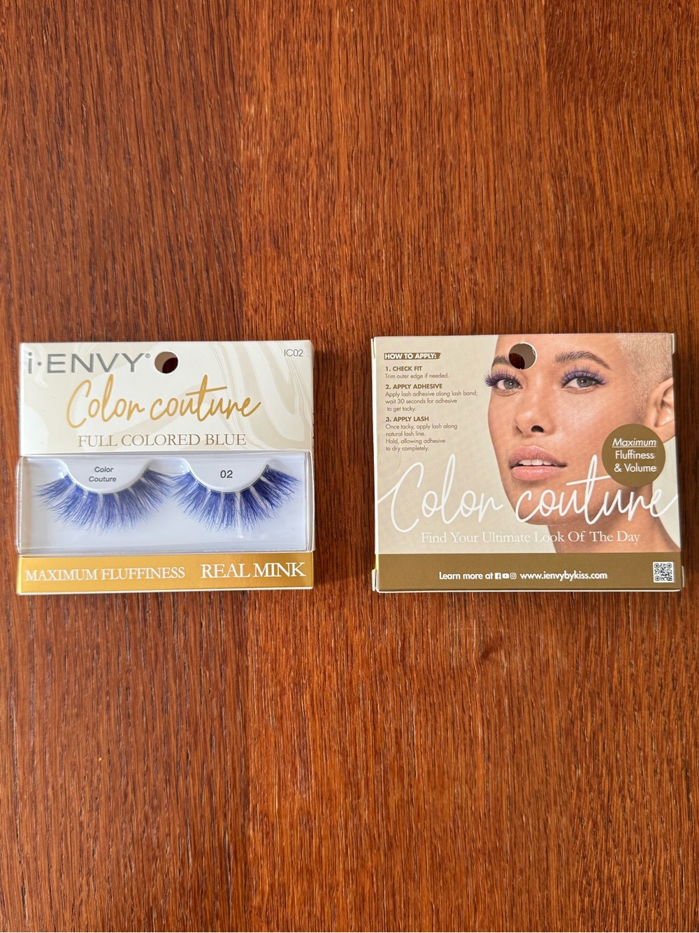 i⸱ENVY Colour Couture Full Coloured Blue Lashes